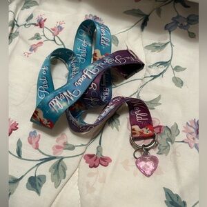 Colorful Ariel Lanyard with Heart Charm